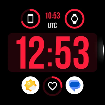 Huge Time Watch Face screenshot