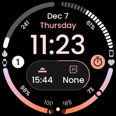 InfoGraph 2: Watch face screenshot