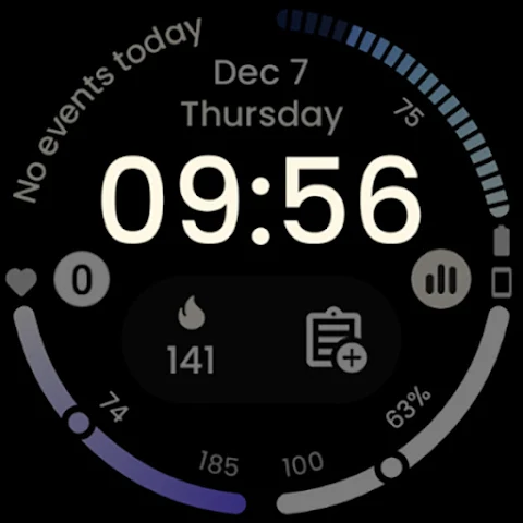 InfoGraph 2: Watch face screenshot
