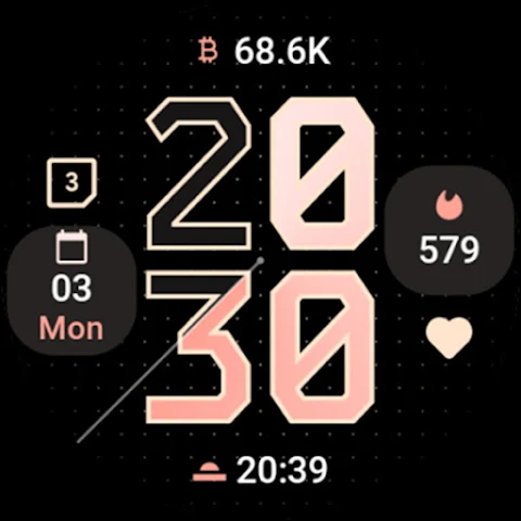 Inverted Watch Face screenshot