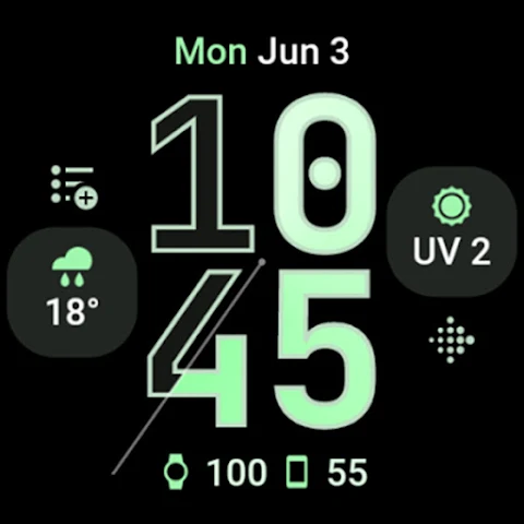 Inverted Watch Face screenshot
