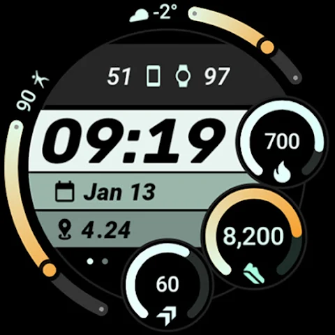 Kinetic Watch Face screenshot