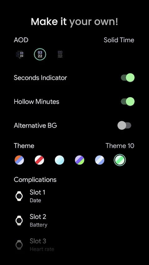 Manager Watch Face screenshot