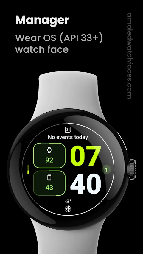 Manager Watch Face screenshot