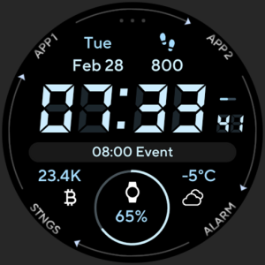 Marine Digital: Watch face