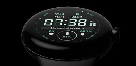 Marine Digital: Watch face screenshot