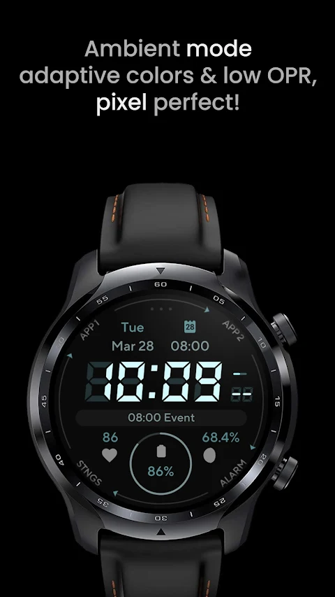 Marine Digital: Watch face screenshot