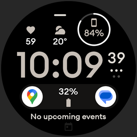 Material 4: Watch face screenshot