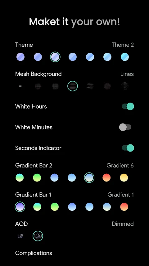 Material You 2: Watch face screenshot
