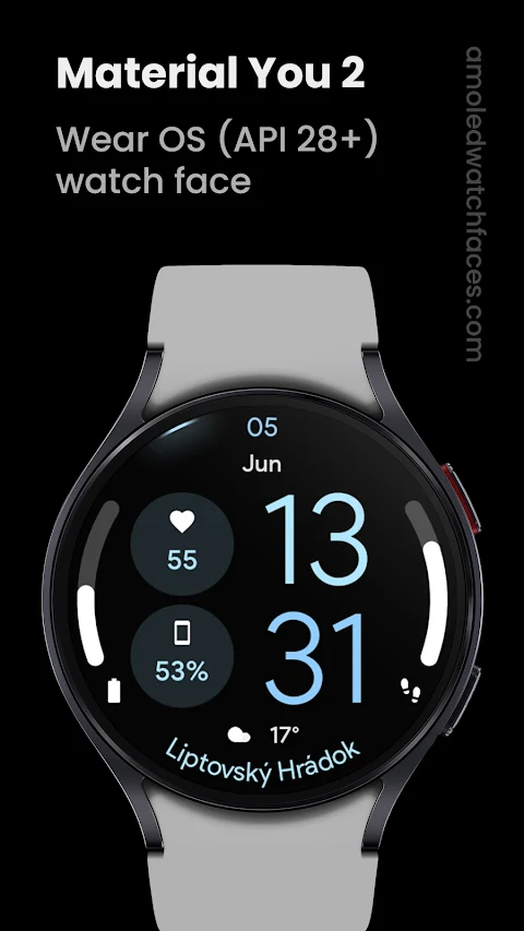 Material You 2: Watch face screenshot