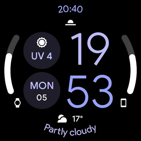 Material You 2: Watch face screenshot