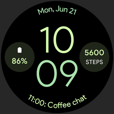 Material You Watch Face screenshot