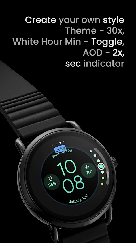 Material You Watch Face screenshot