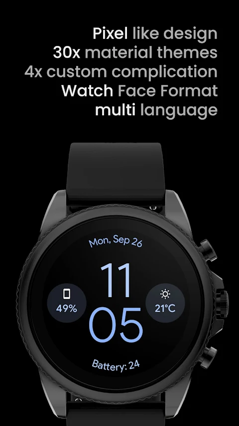 Material You Watch Face screenshot