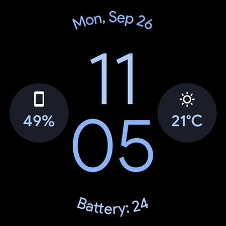 Material You Watch Face screenshot