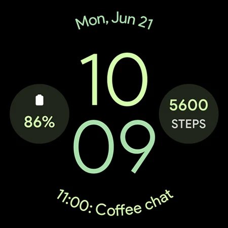 Material You Watch Face screenshot