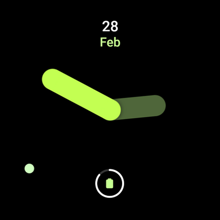 MNML Analog: Watch face screenshot