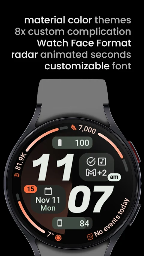 Pioneer Watch Face screenshot