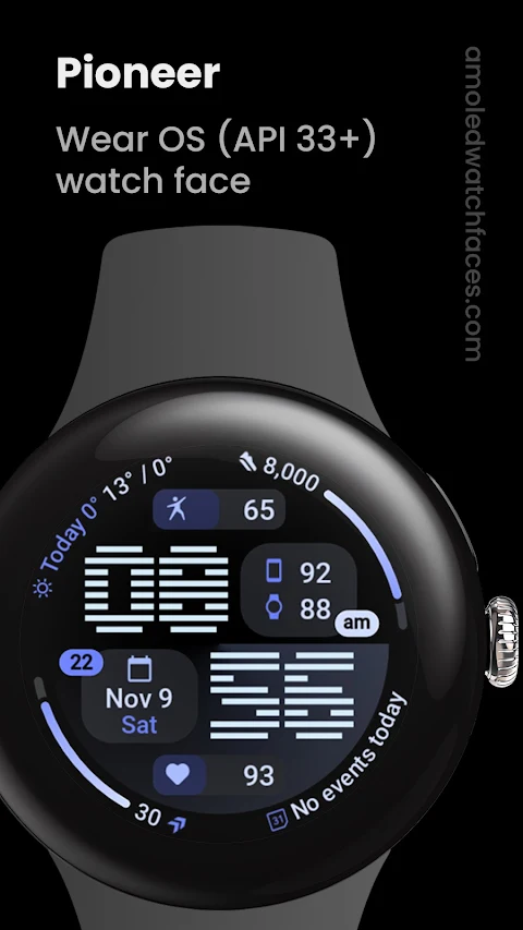 Pioneer Watch Face screenshot