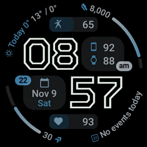 Pioneer Watch Face screenshot