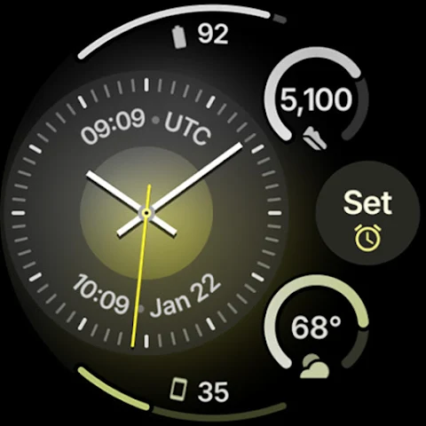 Pixel Analog 2 Watch Face screenshot