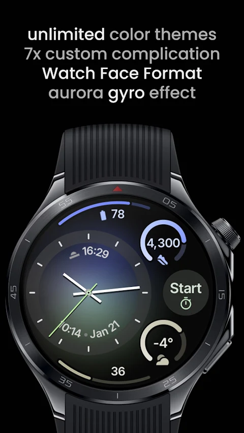 Pixel Analog 2 Watch Face screenshot