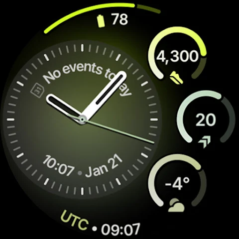 Pixel Analog 2 Watch Face screenshot