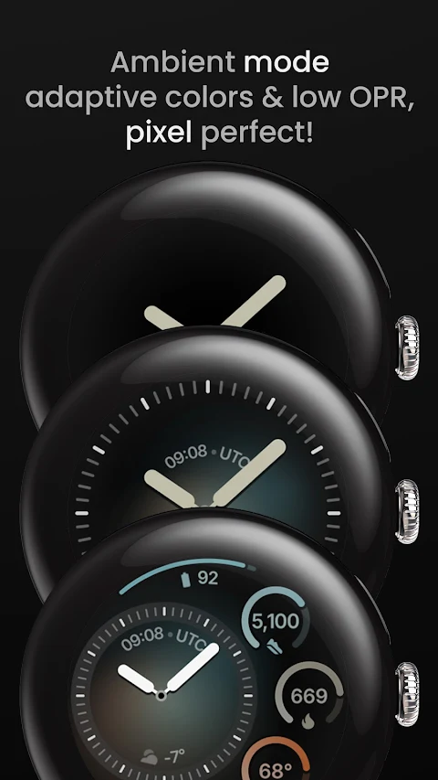 Pixel Analog 2 Watch Face screenshot