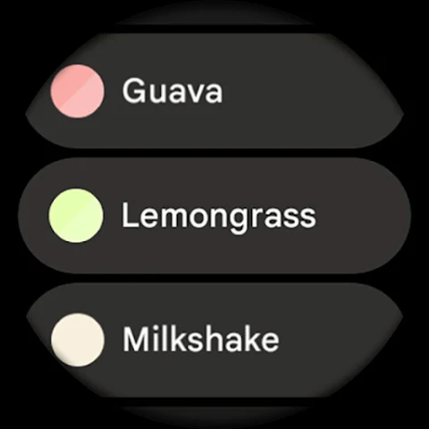 Pixel OLED: Watch face screenshot