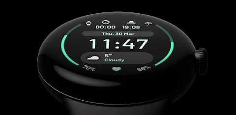 React: Watch face screenshot