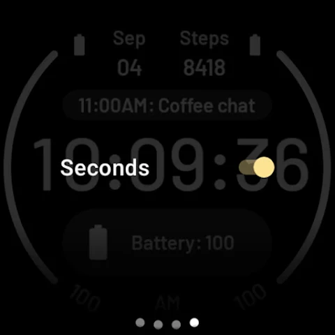 React: Watch face screenshot