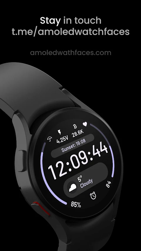 React: Watch face screenshot
