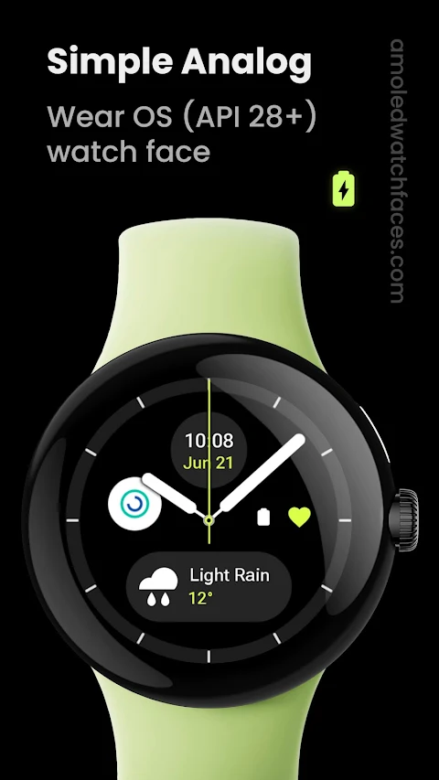 Simple Analog: Watch face screenshot