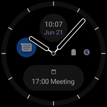 Simple Analog: Watch face screenshot