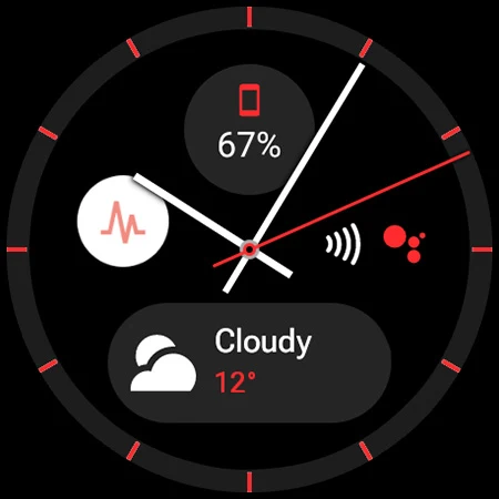 Simple Analog: Watch face screenshot