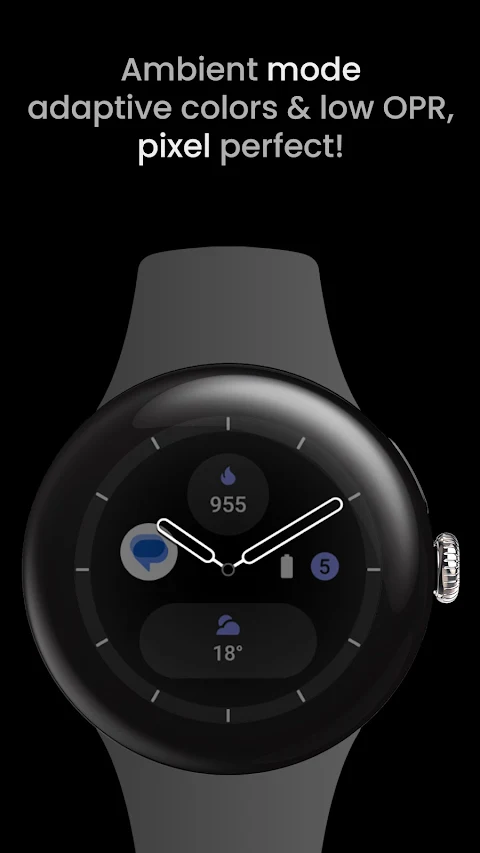 Simple Analog: Watch face screenshot