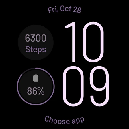Slim Digital Watch Face screenshot