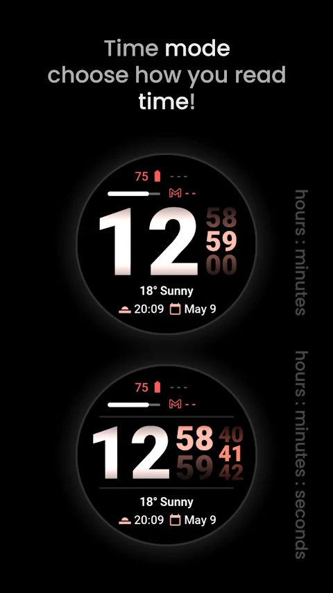 Streamlined Watch Face screenshot