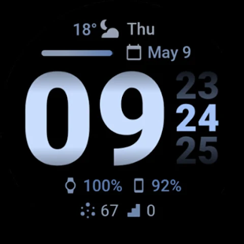 Streamlined Watch Face screenshot