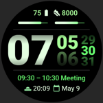 Streamlined Watch Face