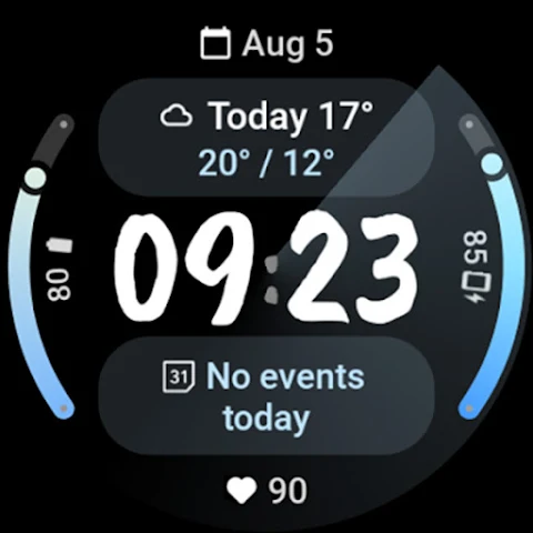 Symmetrical Watch Face screenshot