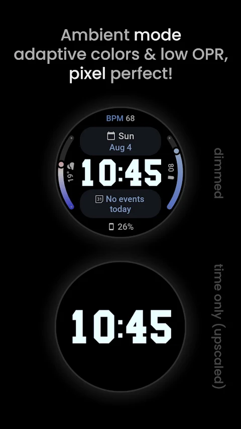 Symmetrical Watch Face screenshot
