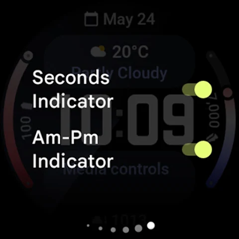 Symmetrical Watch Face screenshot