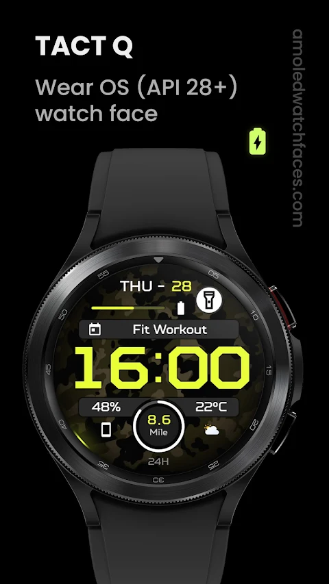 TACT Q: Watch face screenshot