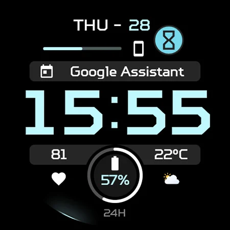 TACT Q: Watch face screenshot