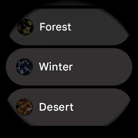 TACT Q: Watch face screenshot