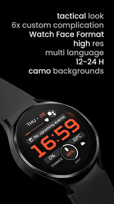 TACT Q: Watch face screenshot