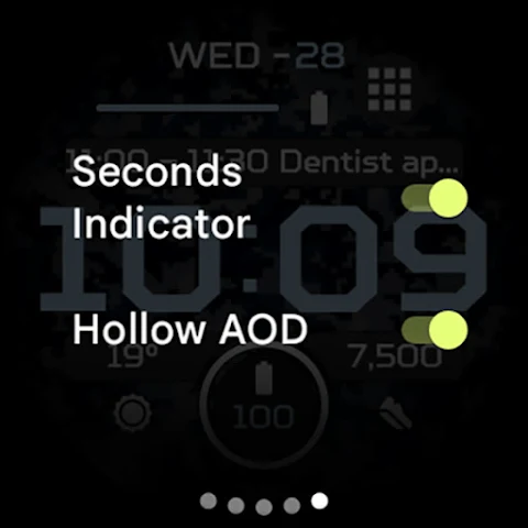 TACT Q: Watch face screenshot