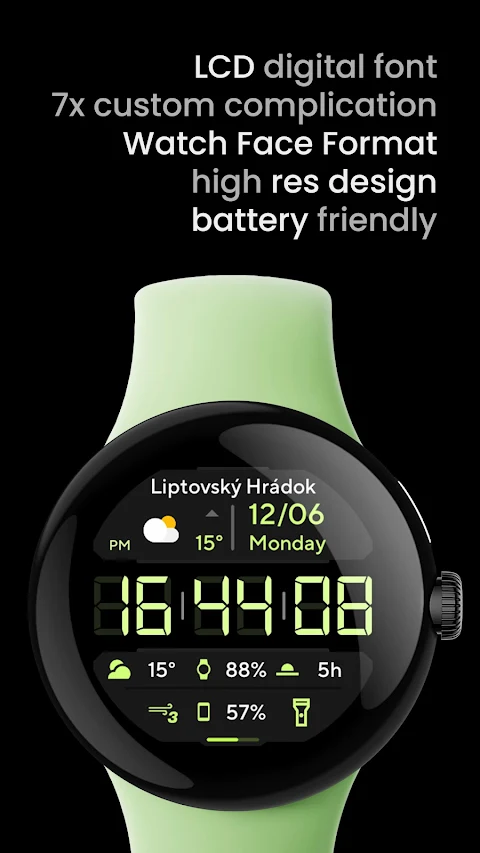 TACT THREE: Watch face screenshot