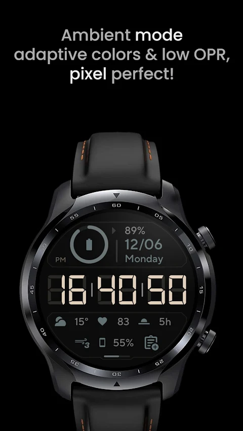 TACT THREE: Watch face screenshot